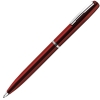 CLICKER, ручка шариковая, красный/хром, металл, красный, серебристый, нержавеющая сталь