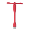 Настольный USB вентилятор, красный, пластик