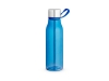 Бутылка спортивная из переработанного пластика rPET «SENNA», 590 мл, синий, металл