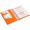 Обложка для паспорта Devon, оранжевая, оранжевый, кожзам