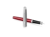 Ручка перьевая Hemisphere Entry Point, красный, серебристый, металл