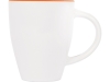 Кружка с ложкой «Авеленго», белый, оранжевый, керамика