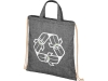 Сумка-рюкзак «Pheebs» из переработанного хлопка, 210 г/м², черный, полиэстер, хлопок