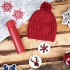 Подарочный набор WINTER TALE: шапка, термос, новогодние украшения, красный, красный, несколько материалов