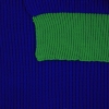 Шарф Snappy, синий с зеленым, зеленый, акрил