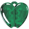 HEART CLACK, держатель для ручки, прозрачный зеленый, пластик, зеленый
