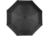 Зонт складной «Stark- mini», черный, оранжевый, полиэстер