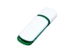 USB 3.0- флешка на 128 Гб с цветными вставками, зеленый, белый, пластик