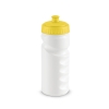 Бутылка для велосипеда Lowry, белая с желтым, белый, желтый, пластик