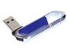 USB 2.0- флешка на 64 Гб в виде карабина, серебристый, пластик, металл