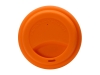 Фарфоровая кружка с двойными стенками «Toronto», белый, оранжевый, фарфор, силикон