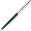 Ручка шариковая Senator Point Metal, зеленая, зеленый, пластик; металл