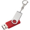 Набор Flashwrite, 8 Гб, красный, красный, пластик, покрытие софт-тач; ручка - пластик, флешка - металл, покрытие софт-тач; коробка - переплетный картон