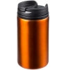 Термостакан Canella, оранжевый, оранжевый, крышка - пластик, внешняя стенка - нержавеющая сталь; внутренняя стенка