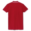 Рубашка поло женская Practice Women 270, красная с белым, белый, красный, пике; хлопок 100%, плотность 270 г/м²