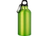 Бутылка «Hip S» с карабином, 400 мл, зеленый, алюминий