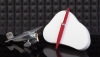 Ручка шариковая "Rocket", покрытие soft touch, красный, металл/soft touch