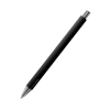 Ручка металлическая Elegant Soft софт-тач, черная, черный