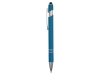 Ручка-стилус металлическая шариковая «Sway» soft-touch, синий, soft touch