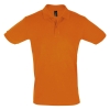 Поло "Perfect Men", оранжевый_M, 100% х/б, 180г/м2, оранжевый, хлопок 100%, плотность 180 г/м2