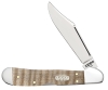 Нож перочинный ZIPPO Natural Curly Maple Mini CopperLock, 92 мм, бежевый + ЗАЖИГАЛКА ZIPPO 207, бежевый