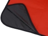 Плед для пикника «Regale», черный, красный, полиэстер, флис