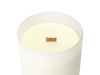 Свеча ароматическая «Niort», белый, дерево, стекло, воск