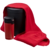 Набор Season, красный, красный, пластик, шапка, шарф - акрил 100%; термостакан - нержавеющая сталь