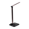 Настольная лампа Geek с беспроводной зарядкой (черный), черный, пластик
