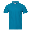 Рубашка поло мужская  STAN хлопок/полиэстер 185, 04, Лазурный, 185 гр/м2, хлопок