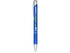 Ручка металлическая шариковая «Moneta» с анодированным покрытием, синий, пластик, алюминий