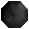 Зонт складной Basic, черный, черный, полиэстер, soft touch