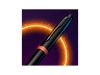 Ручка-роллер Parker «IM Vibrant Rings Flame Orange», черный, оранжевый, металл