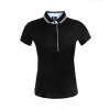 Рубашка поло женская RODI LADY, черный, L, 100% хлопок, 180 г/м2, черный, джерси,100% хлопок, плотность 180 г/м2