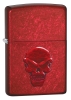 Зажигалка ZIPPO Doom с покрытием Candy Apple Red, латунь/сталь, красная, глянцевая, 38x13x57 мм, красный