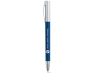Шариковая ручка с зажимом из металла «ELBE», синий, пластик