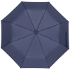 Зонт складной Hit Mini, ver.2, темно-синий, синий, 190t; ручка - пластик, стеклопластик; купол - эпонж, каркас - сталь