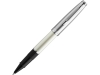 Ручка-роллер Embleme, белый, серебристый, металл