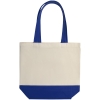 Холщовая сумка Shopaholic, ярко-синяя, синий, неокрашенный, хлопок
