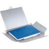 Набор Romano, ярко-синий, синий, ежедневник - искусственная кожа; ручка - металл; коробка - картон