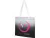 Эко-сумка «Rio» с плавным переходом цветов, черный, полиэстер