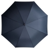 Зонт-трость Classic, темно-синий, синий, купол - эпонж, 190t; ручка - дерево; спицы - стеклопластик