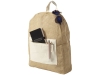 Рюкзак из джута, натуральный, хлопок, растительные волокна