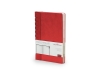 Ежедневник недатированный с индексами А5 «Bergamo», красный, кожзам