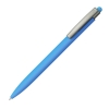 ELLE SOFT, ручка шариковая,  голубой, металл, синие чернила, синий, металл