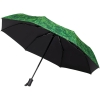 Зонт складной Evergreen, купол - эпонж, 210т; ручка - пластик, покрытие софт-тач; рама - металл; спицы - стеклопластик