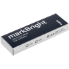 Флешка markBright с синей подсветкой, 32 Гб, синий, металл; пластик