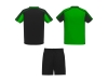 Спортивный костюм «Juve», унисекс, черный, зеленый, полиэстер