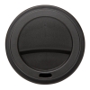 Стакан для кофе с закручивающейся крышкой, 350 мл, черный, pp; силикон