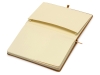 Блокнот А5 «Venera» с обложкой из переработанной кожи, коричневый, картон, бумага